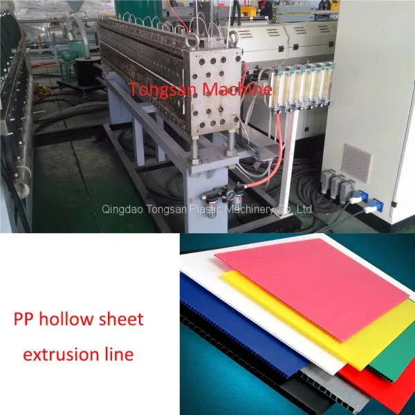 PP Hollow Corrugated Sheet Extrusion Machine photo-3