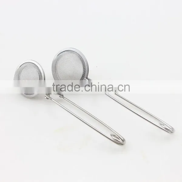 2-Size Stainless Steel Tea Tools Snap Mesh Tea Ball Infuser Strainer photo-5