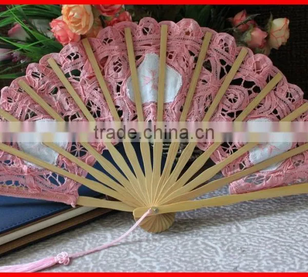 Vintage Victorian Lace Fan for Wedding photo-4