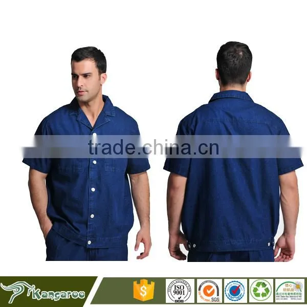 Cheap Safety 2-Piece Pant Shirt Cotton Coverall photo-3