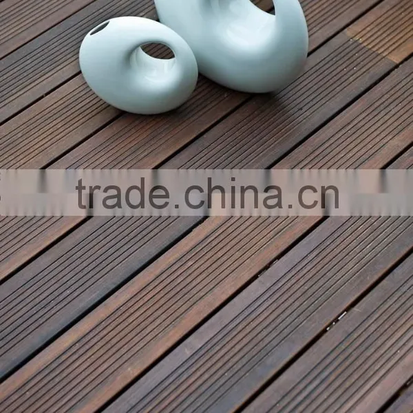 CE FSC Cetificated Low VOC Ecofriendly Carbonized Bamboo Decking photo-5