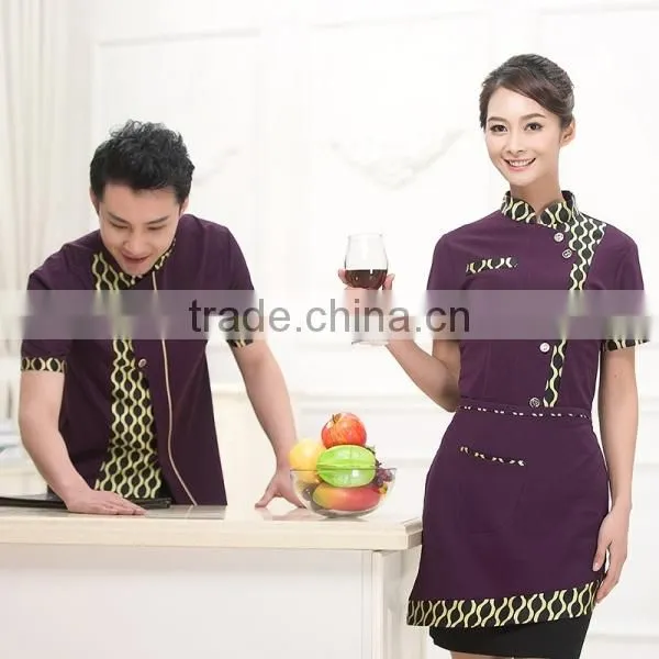 2015 New Design High Quality Hotel Reception Uniform / Hotel Staff Uniform photo-2