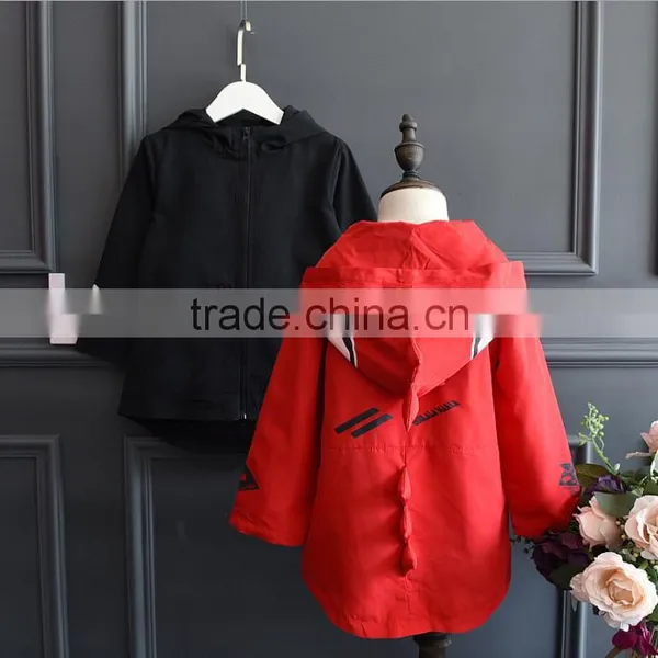 2016 Fashion Boys High Quality Dinosaur Pattern Hooded Windproof Anorak for Autumn photo-2