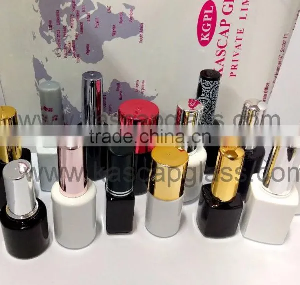 High Quality Metalised Caps Manufacturer India, Fancy Nail Polish Caps Factory Direct photo-3