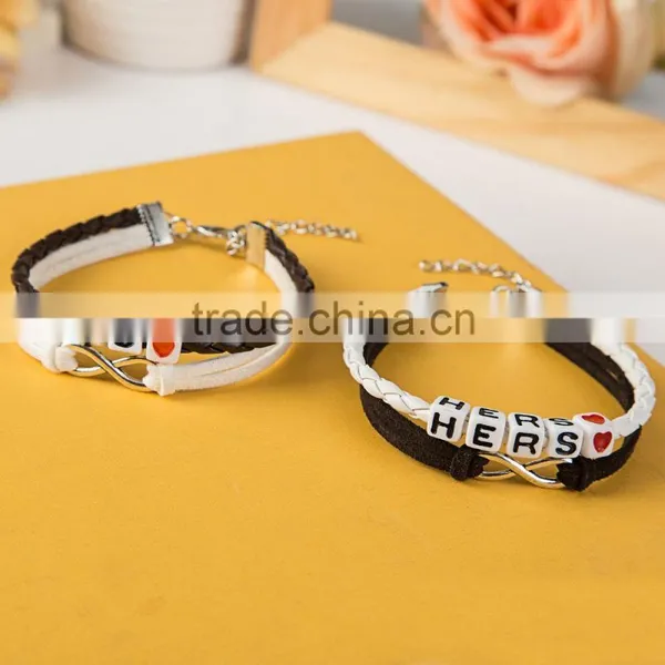 2016 Fashion Couple Bracelet Unique Design Couple Handcuffs Bracelets High End for Valentine Gift photo-4
