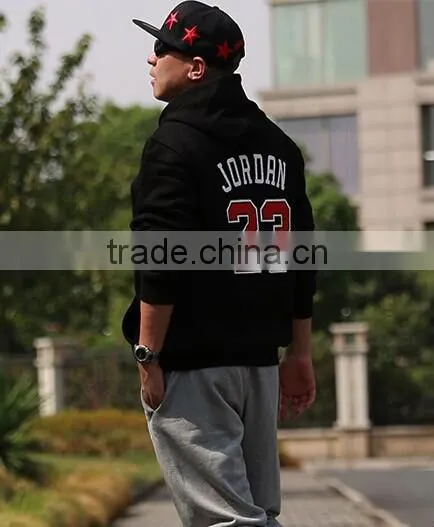 Kangaroo Pocket Athlete Warm Pullover Sports Fleece Jacket Men photo-3