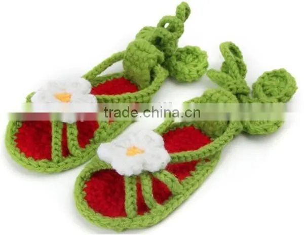 Handmade Cozy Barefoot Baby Sandals Crochet Pattern