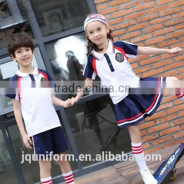 2016 Custom Cut Plus Size Polo Shirt School Uniform Patterns photo-3