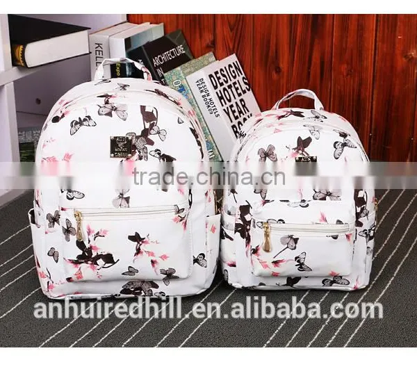2016 New Leather School Bag Backpack photo-2