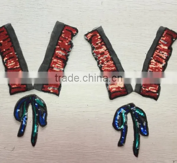 Sequin Patch Sequin Net Embroidery Fabric Sequin Embroidery Fabric photo-3