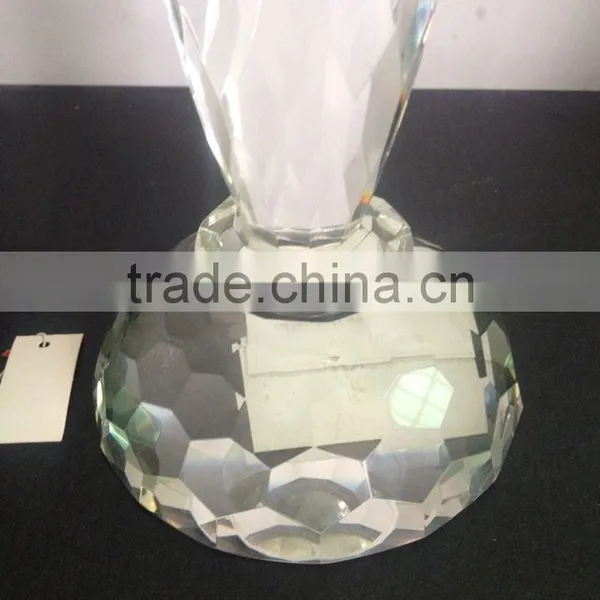 Hot Sale! Latest 34cm Multifunctional 5 Arms Crystal Candle Holder For Decoration photo-6