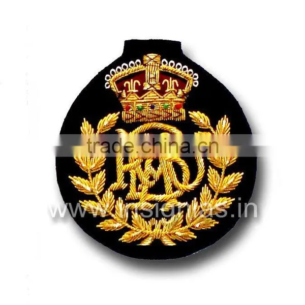 Embroidered Bullion Wire Badges