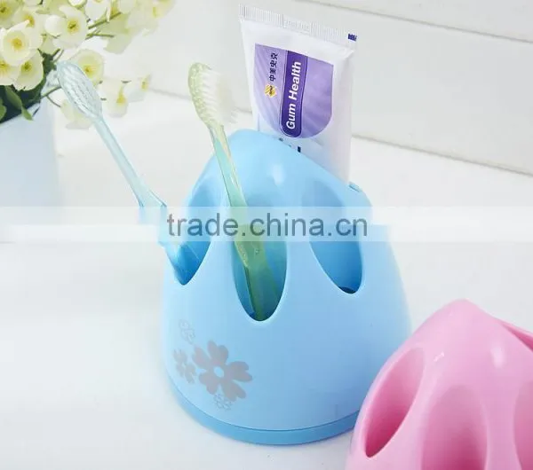 Colored Multipurpose Couples Toothbrush Toothpaste Holder