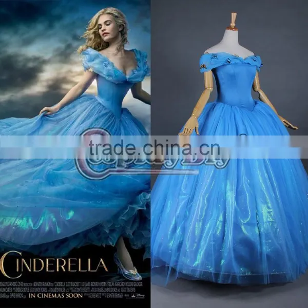 Custom Made Cinderella Dress for Adult Women Cosplay Costume