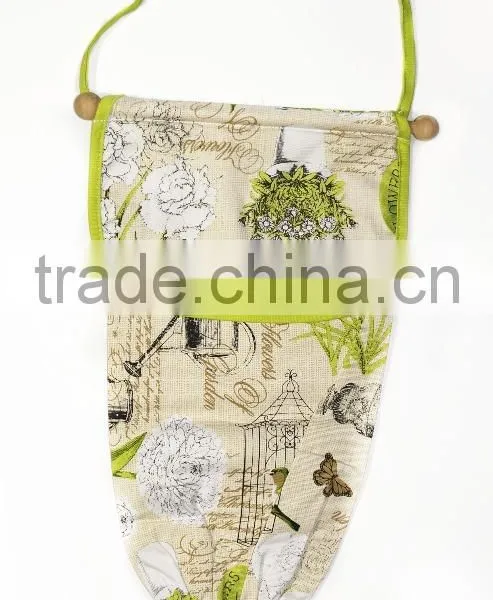 100% Cotton Twill Garden Style Printed Storage Bag
