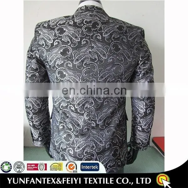 2016 Latest Fashion Design Paisley Embroidered Poly Best Blazers photo-4