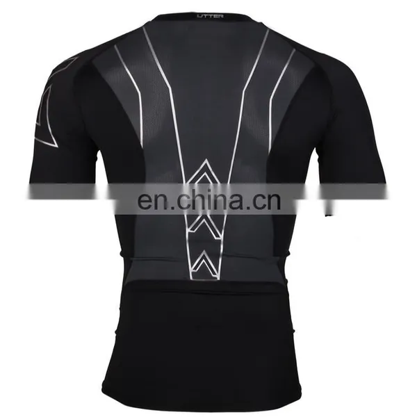 High QualityCustom Printed Lycra Sleeve Rash Guard photo-4