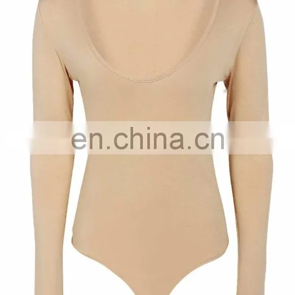 Hot Selling Long Sleeve V Neck Tight Woman Adult Bodysuit photo-4