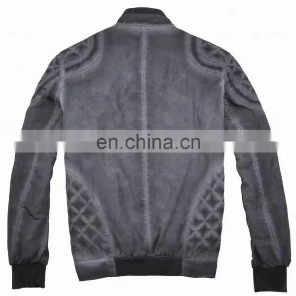 2015 Last Fashion Spring Handsome Motrocycling Man Leather Jacket photo-3