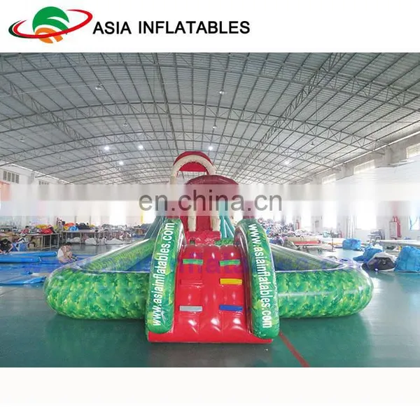 Full Digital Printing Inflatable Open Water Park Games , Inflatable Water Land Park photo-6