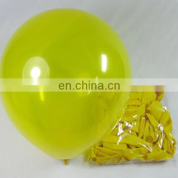yellow metallic Balloons 10' B-A004