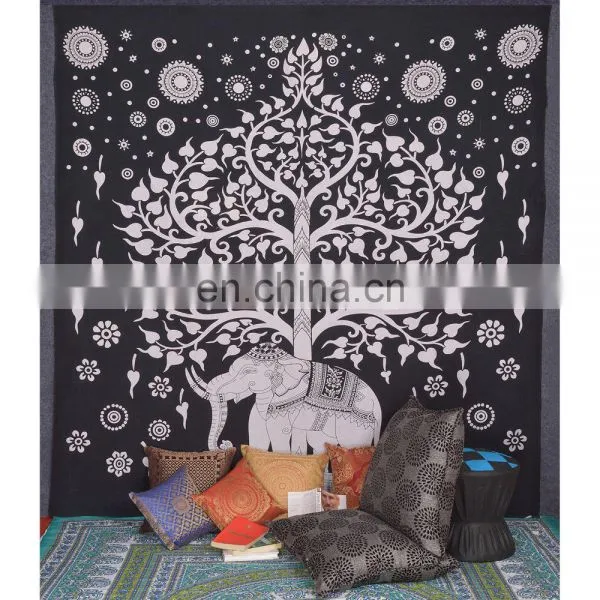 Good Luck Elephant Indian Decorative Tapestry photo-3