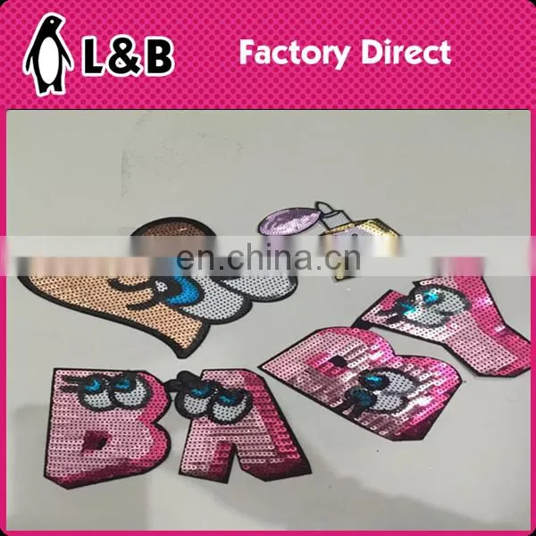 2016 Cheap Embroidery Sequins Cute Hot Fix Motifs,fashion Patches,embroidered Patch photo-2