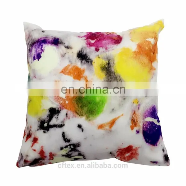 Company Customer Photo Fancy Cushion Cover Custom Printing Chair Cushion