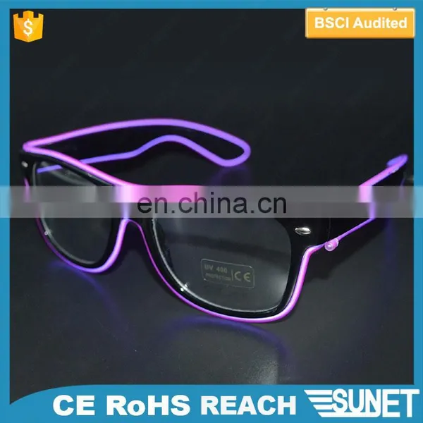 2017 Custom Printed Wedding Decoration Led Glowing Disco Party Glasses photo-2