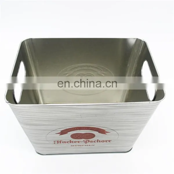 Large Standing Walmart Tin Ice Bucket With Special Offer photo-5