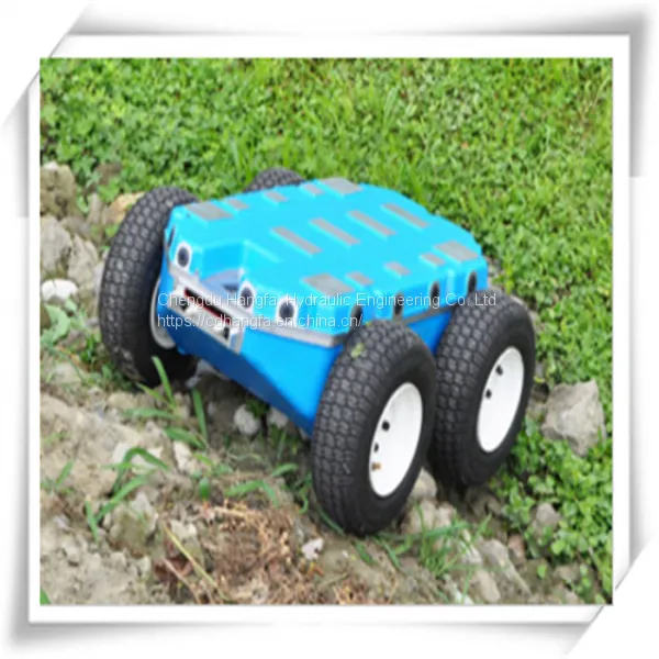 Aluminum Alloy Molding Whole Shapes Inflatable Rubber Wheel Robot Platform photo-2