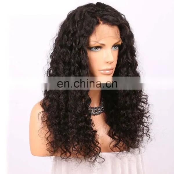 Wholesale Price Customized Curly Virgin Brazilian Hair 360 Lace Frontal Wig photo-4