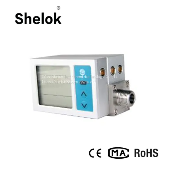 Cheap Micro Digital Air Gas Mass Gas Flow Meter photo-3