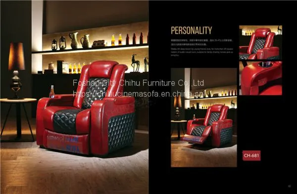 Popular Hot Sale Power Recliner Home Theater Seating,genuine Leather Electric Home Theater Chairs photo-2