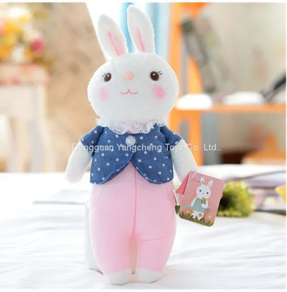 The New Big Ears Cute Little White Rabbit Stuffed Toy to Draw a Kind of Professional Custom Production Processing photo-3