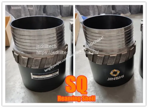SQ reaming shell, impregnated diamond core drill bits & reamers, exploration drilling, rock coring, geotechnical drilling reaming shells