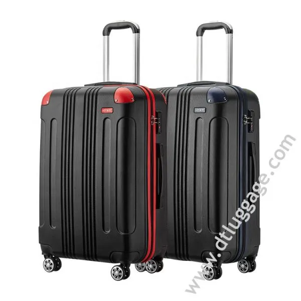 Personalised 3 Piece Suitcase Tsa LockTrolley Travel Luggage photo-2