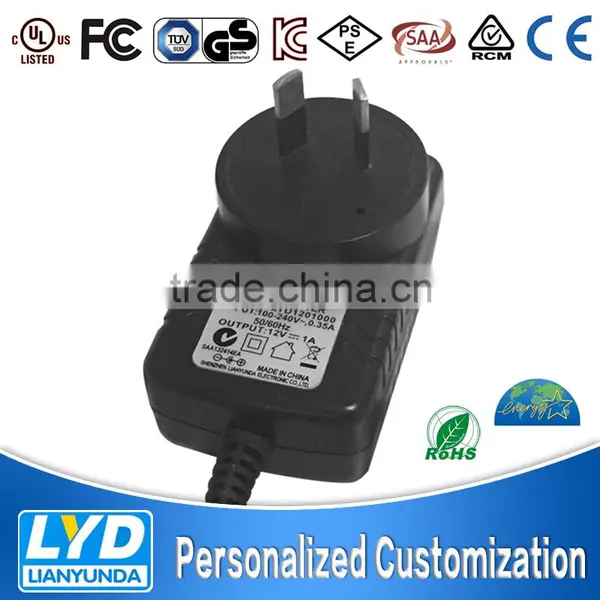 Morden and Adjustable High Power Led Strip Light Power Supply IP20 1A 12v Led Adapter photo-4