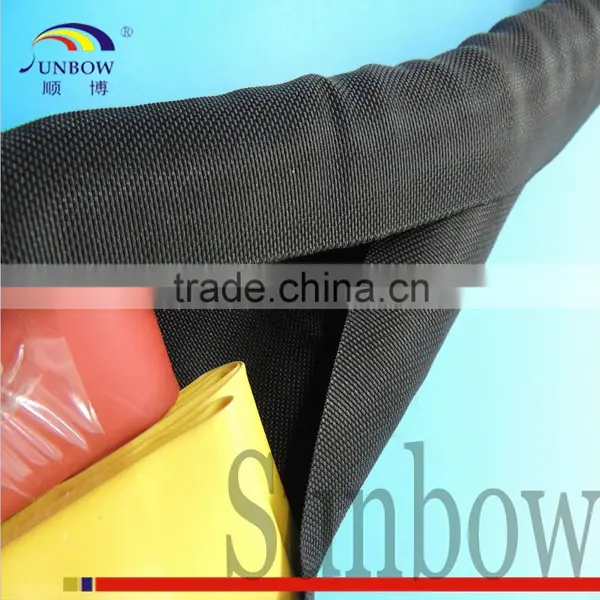SUNBOW High Quality Flexible,Semi-Rigid, Split Self-Wrap Braided Sleeving photo-3