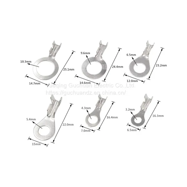 DJ431-3.2/6.2 Ring Terminal Block O Type Grounding Lug Terminal Box With 150 Pcs photo-3