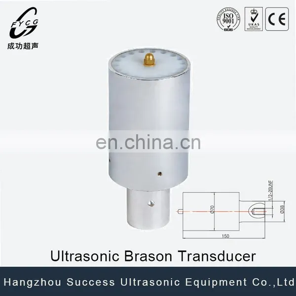 Factory Direct Sale 20khz 11000-12000pf Ultrasonic Branson Transducer High Amplitude Ultrasonic Welding Transducer for Branson photo-3