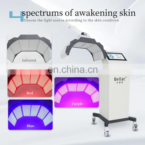 Factory Price PDT Phototherapy Lamp Skin Rejuvenation Wrinkle Whitening Device for Treat Acne Skin Led Light Therapy Machine photo-5
