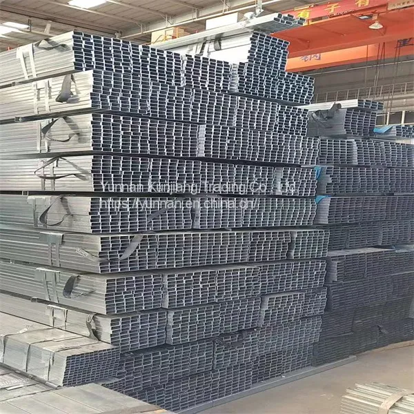 Yunnan Q235 Square Tube Wholesale Hot Dip Galvanized Square Tube 40 * 80 * 3 Square Tube Kunming Sales Square Tube photo-5