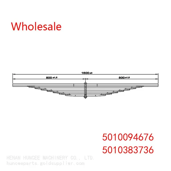 5010094676, 5010383736 For RENAULT Rear Axle Leaf Spring Wholesale photo-2