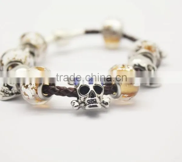 Handmade Color Leather Bracelets Wholesale With DIY Beads photo-4