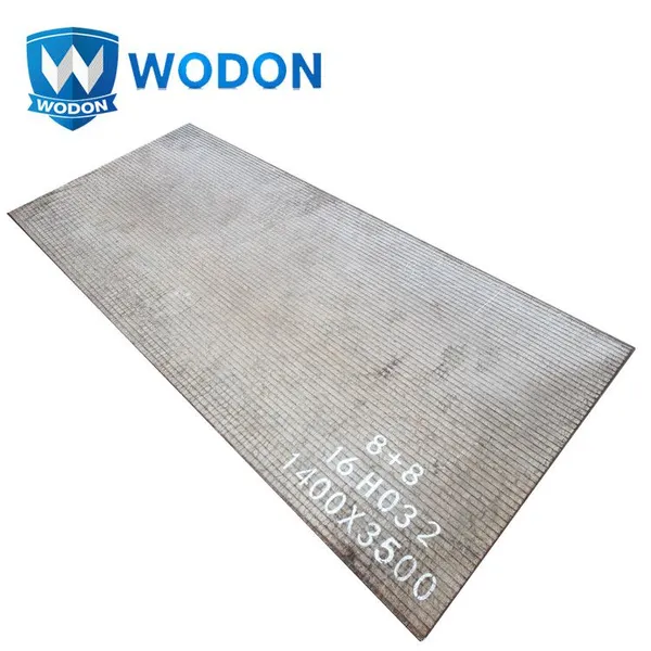 HRC 58-63 Weld Hard Face Cladding Wear Plate photo-5