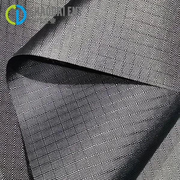 Eco-friendly 210D 100%RPET Recycled Polyester PU Coated Five-pointed Grid Oxford Fabric for Bag Luggage Tent