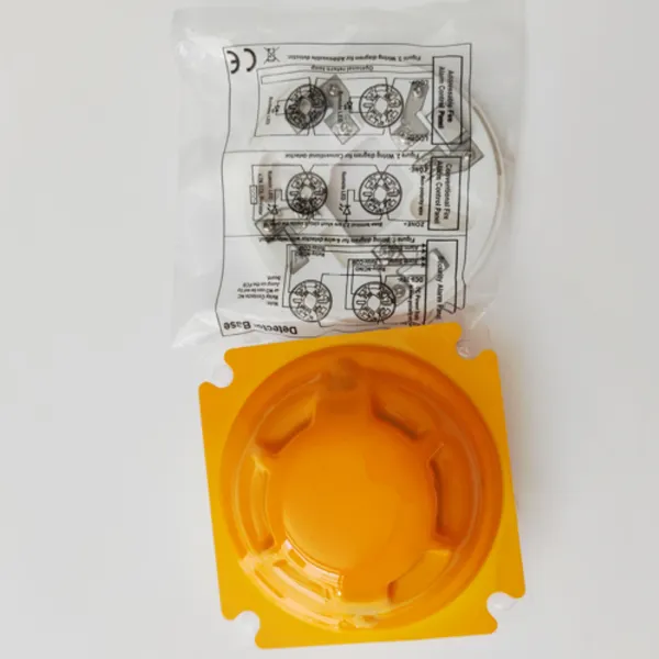 Ceiling White 2 Wires Conventional Smoke Detector Photoelectric Smoke Sensor Fire Alarm for Fire Alarm Security System photo-3