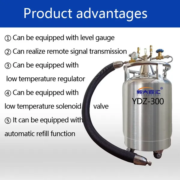 YDZ-100 Self-pressurized Liquid Nitrogen Container 100l Cryogenic Tanks for Laboratory Analysis and Materials Engineering photo-3