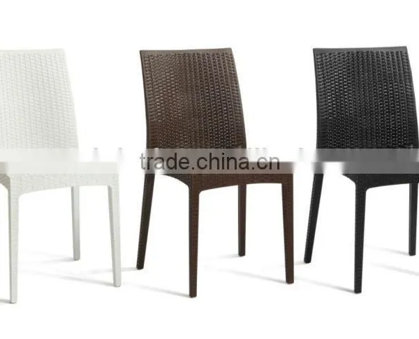 Garden Furniture Stackable Rattan Dining Chair photo-2